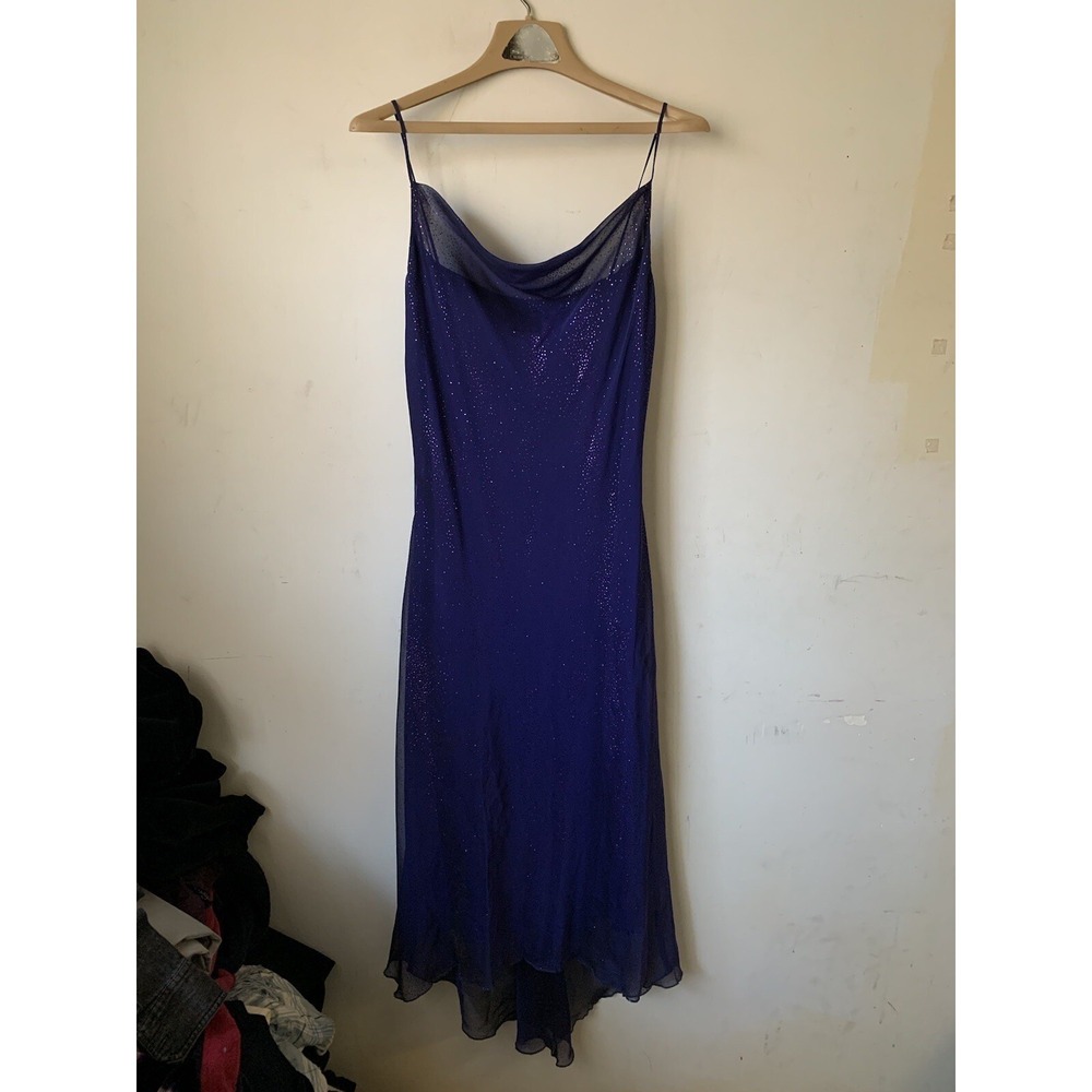 Be Smart Women Slip Dress 11 Fairy Y2K Prom Party‎ Mermaid Whimsigoth Purple VTG